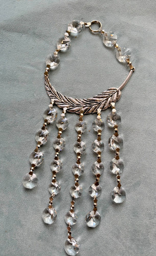 Suncatcher made with vintage - ,
