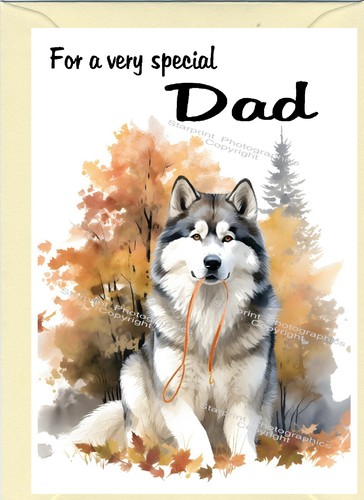 Alaskan malamute dog blank - malamute,