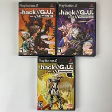 .hack G.U. (Dot Hack GU) Vol 1,2,3 Rebirth Reminisce Redemption (PS2, SET/LOT)