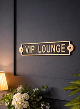 Cast Iron VIP Lounge Sign 28cm