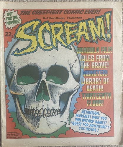 Scream comic 3 7th - 3,