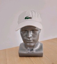 Lacoste Sport Logo Norvak Djokervich Baseball Cap Hat Tennis / One Size / White