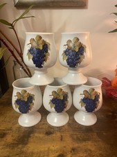 Prinknash pottery goblets - prinknash, |