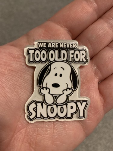 Snoopy never old for - never,