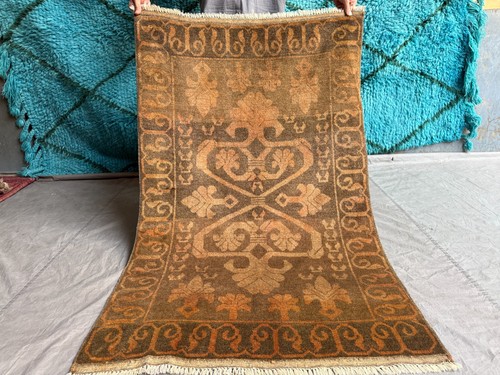 3x4 terracotta baluchi wool - terracotta,
