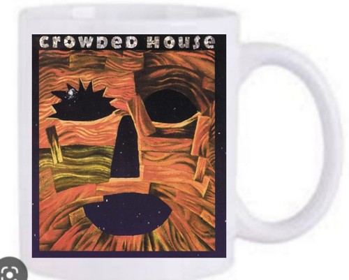 Crowded house woodface mug - crowded,
