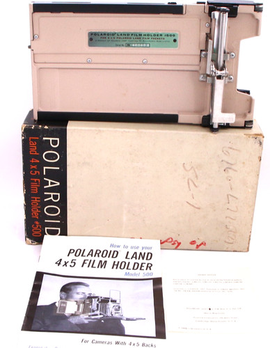 Polaroid land 4x5 film holder - 4x5,