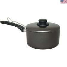 Versatile Small/Large Aluminium Non-Stick Chip Pan with Frying Basket 22cm