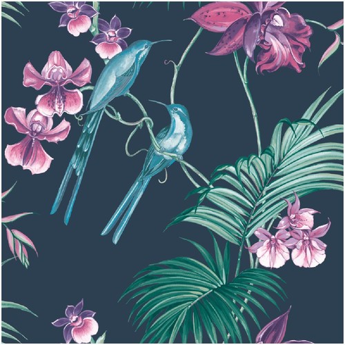 Utopia navy wallpaper - utopia,