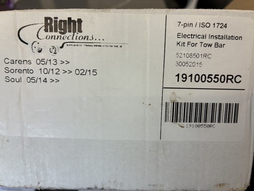 Towbar wiring kit - wiring, kia