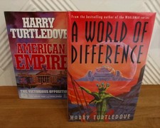 BOOK - Bundle X2 Harry Turtledove Fantasy Sci-fi Hardback Books American Empire 