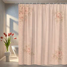 Elegant pink floral shower - elegant,
