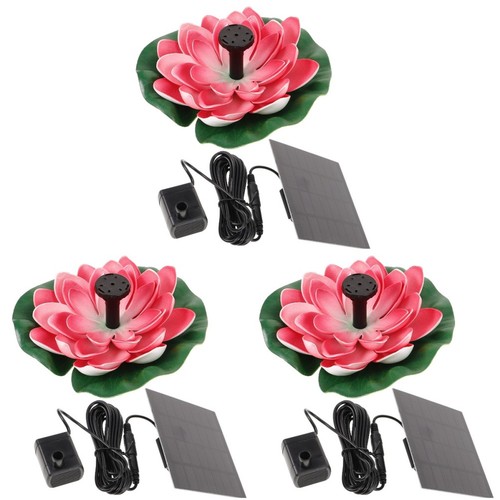 Outdoor solar floating lotus - solar,