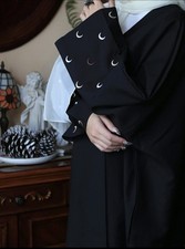 Moon Embroidered Modest Long