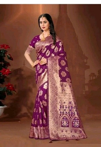 Banarasi silk saree designer - silk,