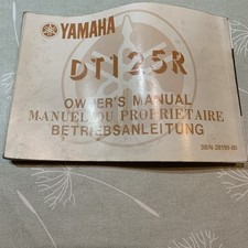 Yamaha DT125R Owner’s Manual Part No. 3BN-28199-80