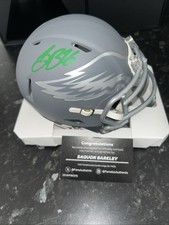 Saquon Barkley Autograph Mini Helmet Philadelphia Eagles 2025 Fanatics