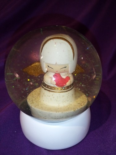 Momiji doll snow globe robin - snow, globe-robin