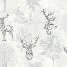 Etched Stags Head Motif