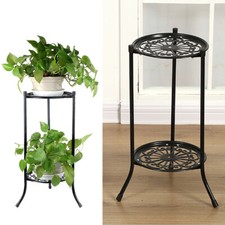 Wrought Iron Round Plant Stand