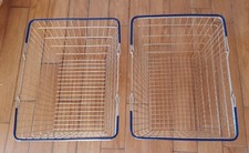 2 x  Wire Shopping Baskets Retail Supermarket Use Hand Carry (used)