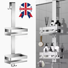 Hanging Over door Over screen Bathroom Shower Caddy Racks Storage Tidy Modern UK