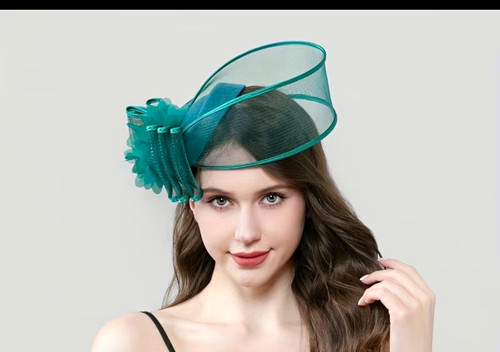 Women green mesh flower - mesh,