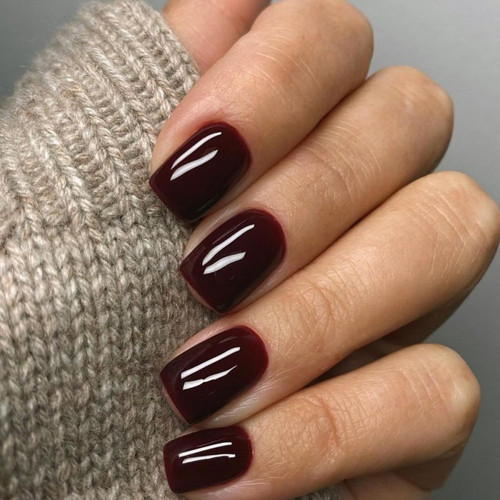 Wine red press nails - press,