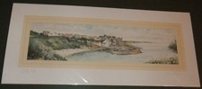 RARE, VINTAGE HAND-SIGNED PRINT BY CHRIS TAYLOR, SCOTTISH ARTIST - CRAIL, FIFE