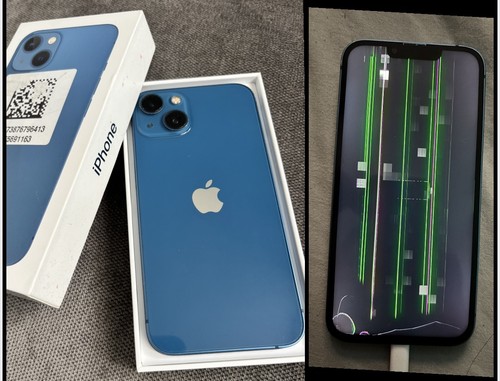 Iphone 128gb boxed blue - 13,