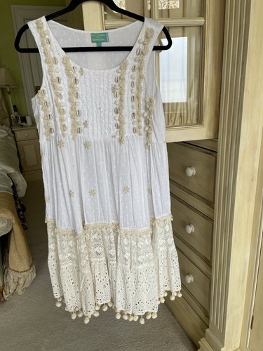 White italian dress - white,