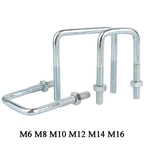 Bolts m10 m12 m16 - u, zinc