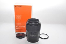 Sony 100mm f/2.8 AF Macro Lens For A-Mount