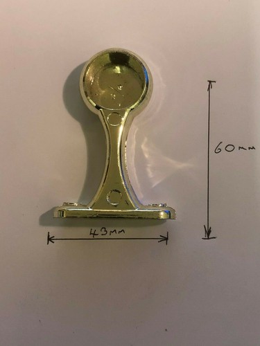 Pair brass plated - pair,