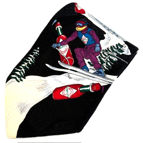 Vintage tabasco tie snow - tabasco, ski