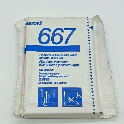 Polaroid 667 black - &, white