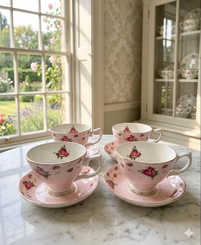 Tea cups and - tea,
