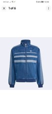 adidas Originals Adicolor First Denim Track Top in Blue size M BRAND NEW SEALED 