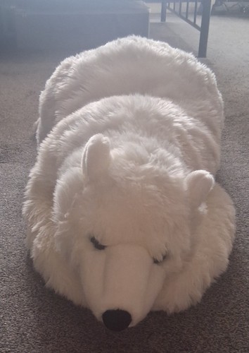 Large plush polar - plush, bear