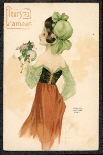 Raphael kirchner signed art - kirchner,