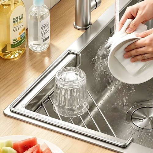 Stainless steel sink corner - stainless,