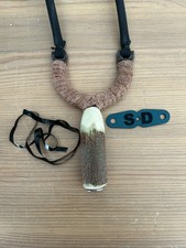 Wooden Handled Leather Wrap