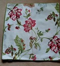 3 X Cushion Covers Green, Cream & Berry. Paoletti 50x50