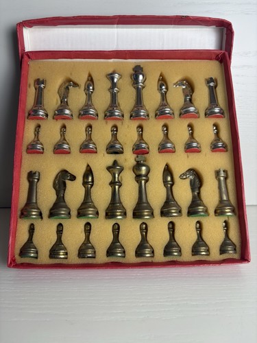 Vintage chess set - chess,