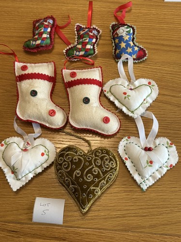 Vintage fabric christmas - 9x,