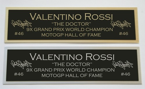 Valentino rossi nameplate for - valentino,