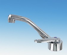 CAMPERVAN 12v TAP - COMET FLORENZ MICRO-SWITCHED TAP, HOT & COLD, FLEXI TAIL
