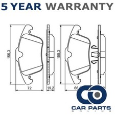 Brake Pads Set Front CPO Fits