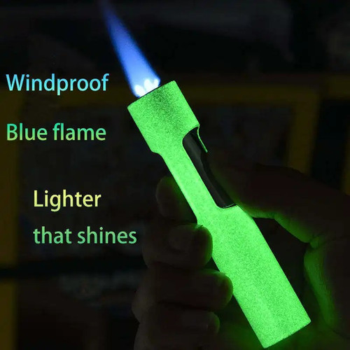 Round glow the dark blue - glow,