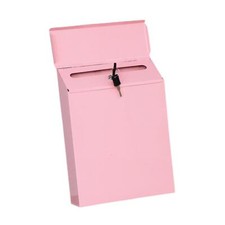 Wall Mounted Mailbox Pink